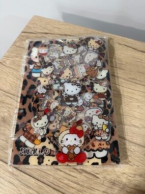 Sanrio Hello Kitty Leopard Print Acrylic Shaker Notebook